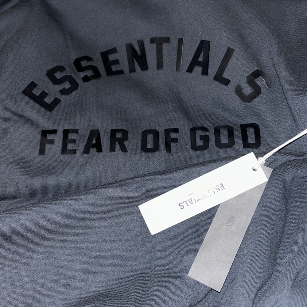 Size XL black essentials fear of god hoodie (proof of purchase)